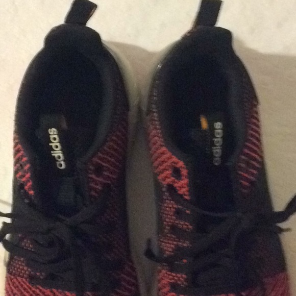 Adidas Cloudfoam black & red men sneakers size #7 - Picture 6 of 8